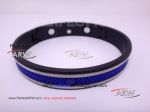 Perfect Replica Montblanc Bangle - Blue Rubber Bracelet - Mont Blanc Jewelry